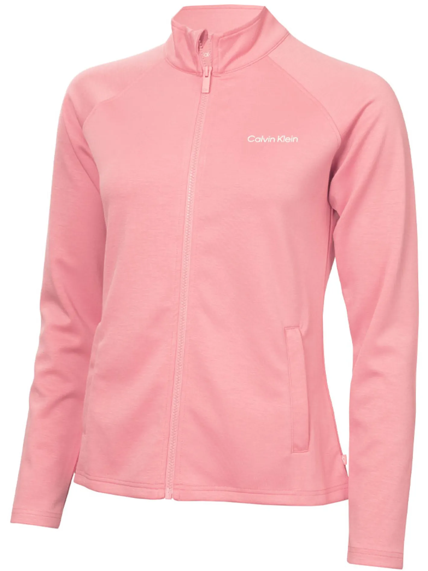 Women Calvin Klein Womens Blanco Full Zip Jacket - Powder Pink