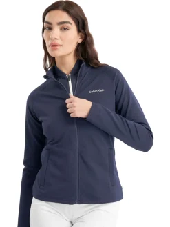 Women Calvin Klein Womens Blanco Full Zip Jacket - Navy