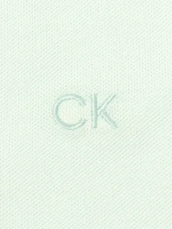 Women Calvin Klein Womens Brightmeadow Sleeveless Polo Shirt - Light Jade