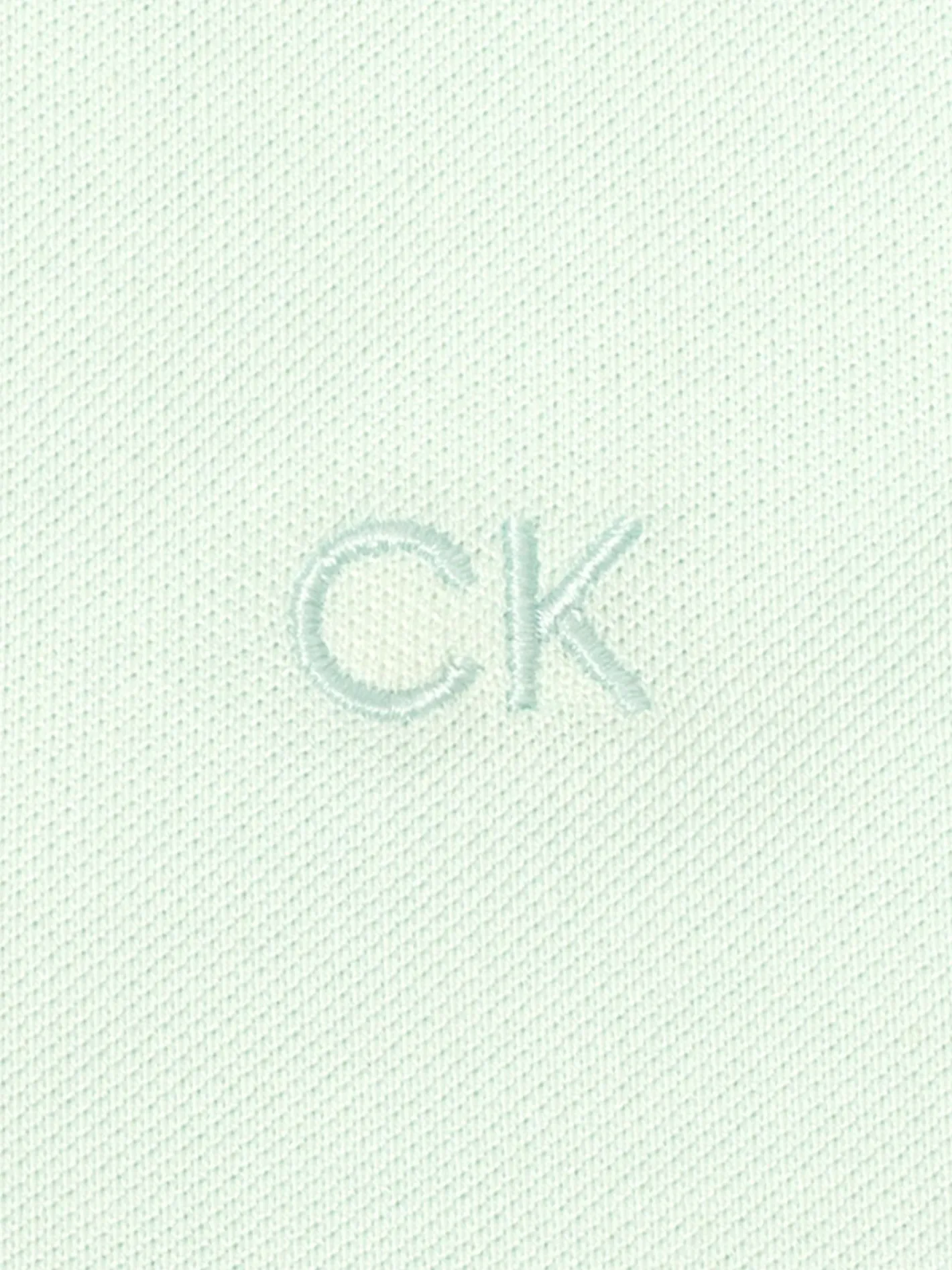 Women Calvin Klein Womens Brightmeadow Sleeveless Polo Shirt - Light Jade