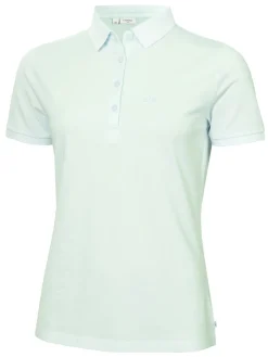 Women Calvin Klein Womens Brightmeadow Polo Shirt - Light Jade