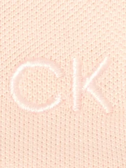 Women Calvin Klein Womens Brightmeadow Polo Shirt - Shell Pink