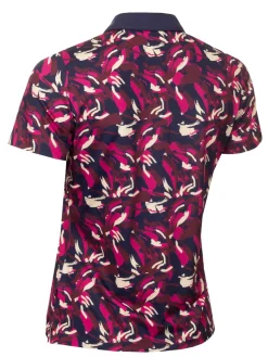 Women Calvin Klein Womens Brushstroke Printed Polo - Brushstroke Print