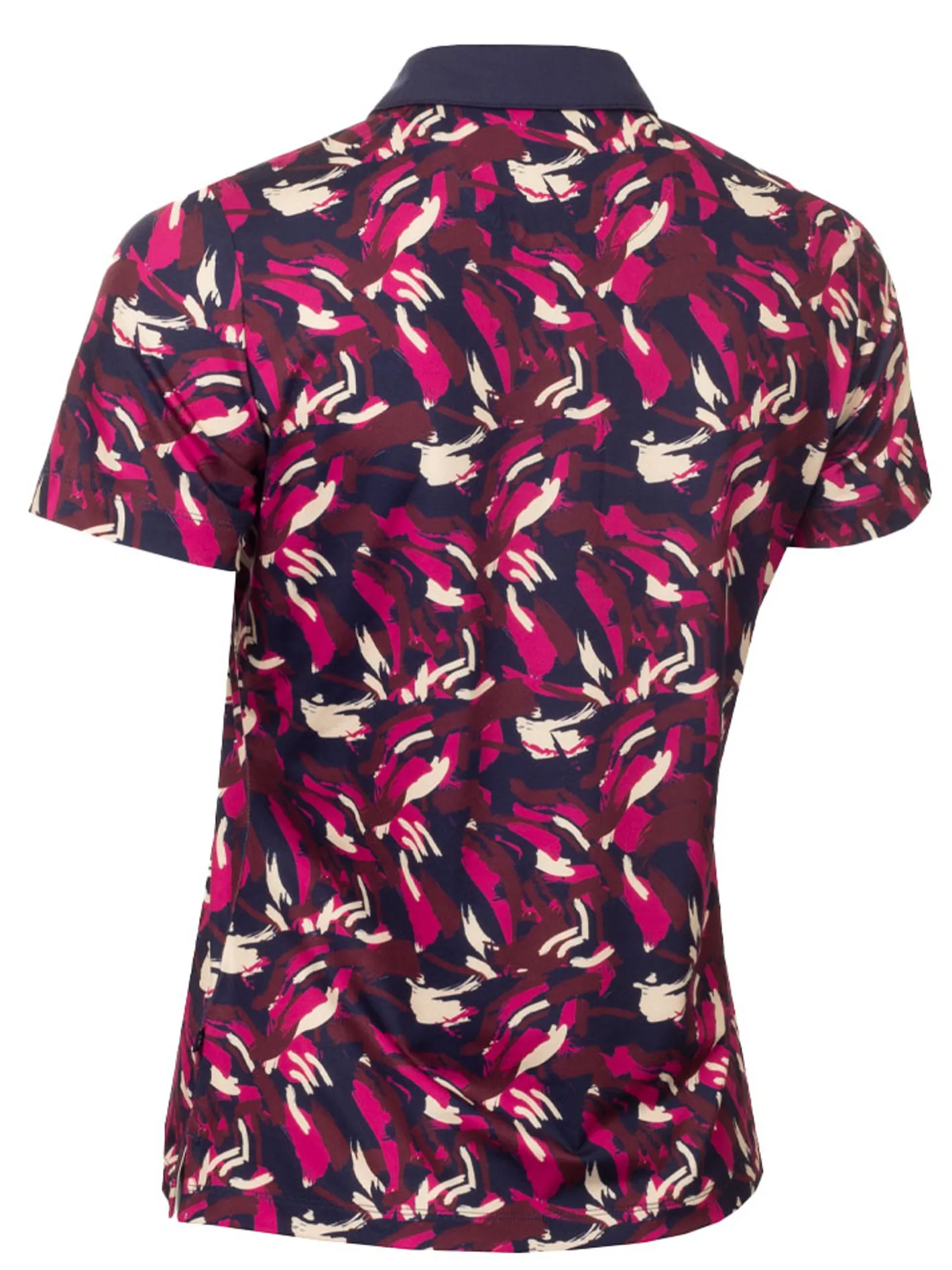 Women Calvin Klein Womens Brushstroke Printed Polo - Brushstroke Print