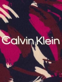 Women Calvin Klein Womens Brushstroke Printed Polo - Brushstroke Print