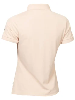 Women Calvin Klein Womens Club Polo Shirt - Shell Pink