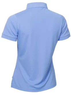Women Calvin Klein Womens Club Polo Shirt - Cornflower Blue