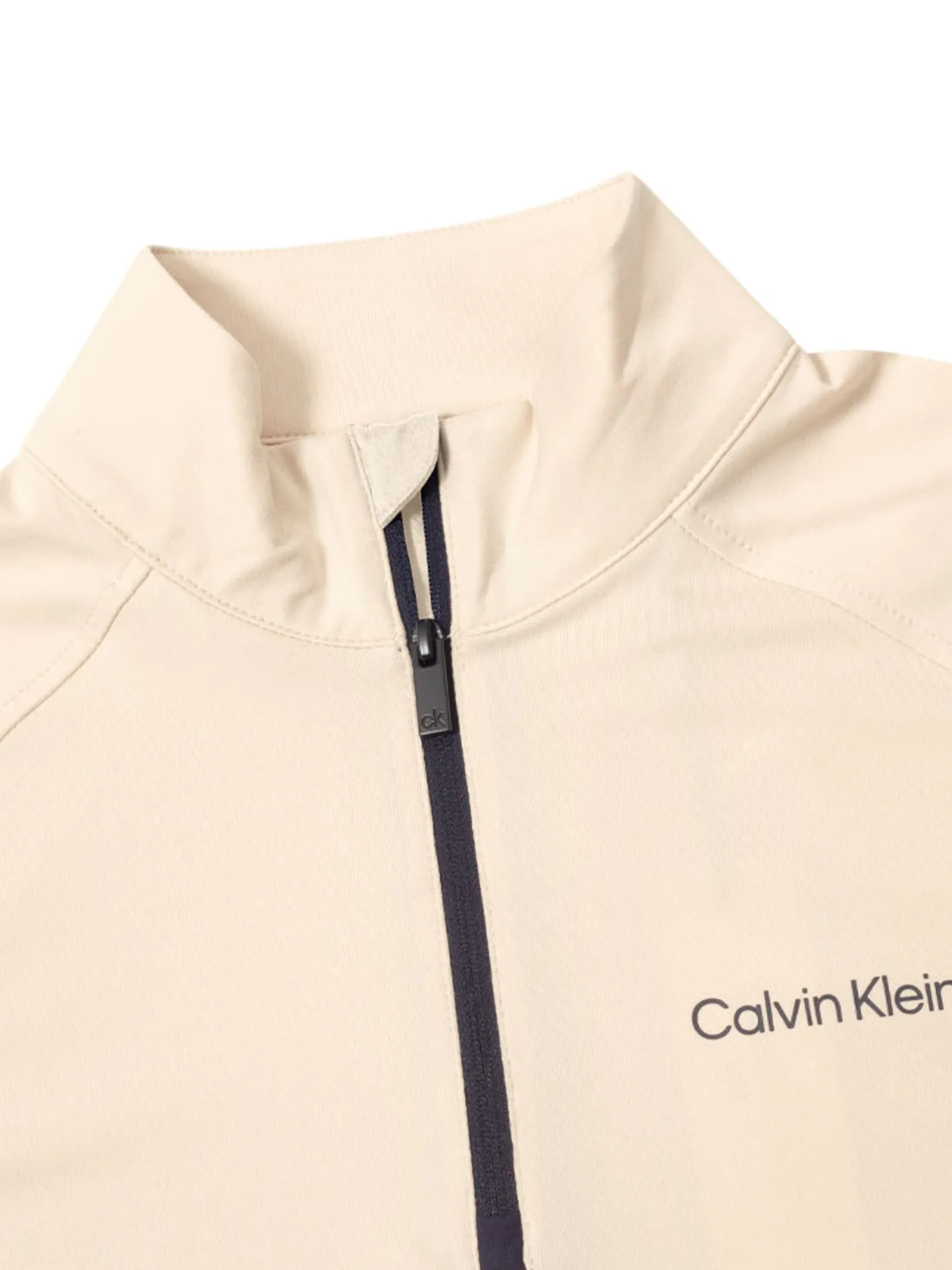 Women Calvin Klein Womens Dakota Quarter Zip Top - Tapioca
