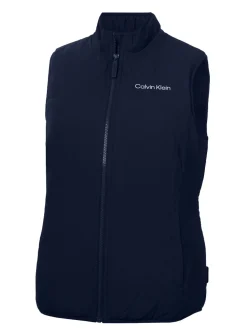 Women Calvin Klein Womens Faye Full Zip Gilet - Navy