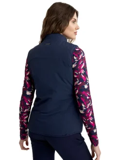 Women Calvin Klein Womens Faye Full Zip Gilet - Navy
