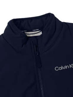Women Calvin Klein Womens Faye Full Zip Gilet - Navy