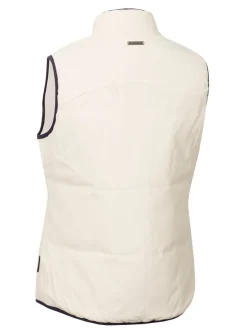 Women Calvin Klein Womens Faye Full Zip Gilet - Tapioca