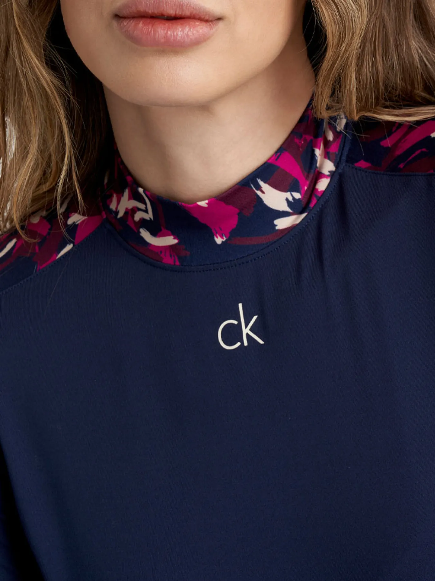 Women Calvin Klein Womens Halsey Baselayer - Navy