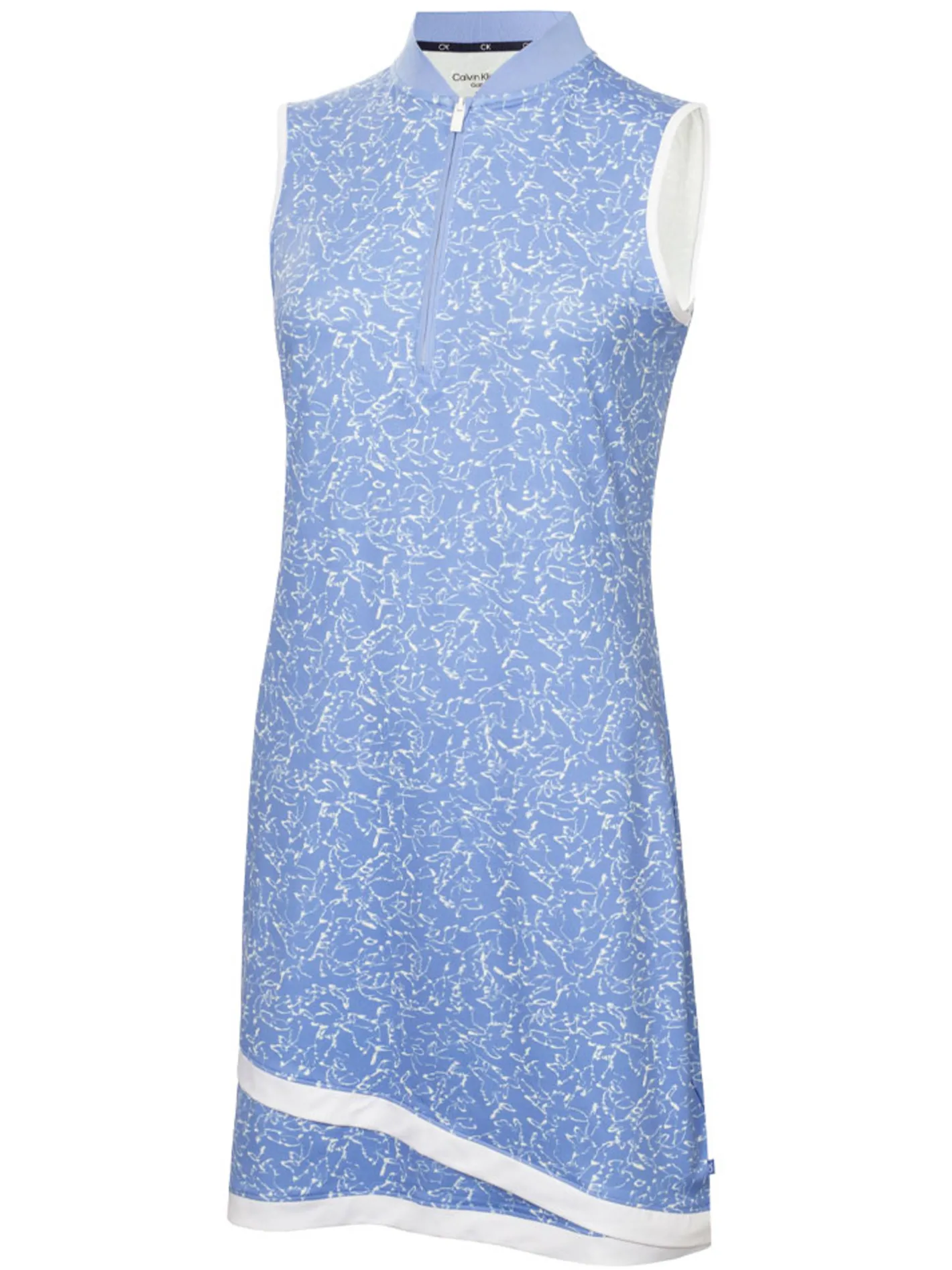 Women Calvin Klein Womens Harmony Printed Dress - Cornflower Blue