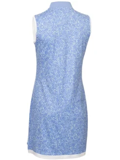Women Calvin Klein Womens Harmony Printed Dress - Cornflower Blue