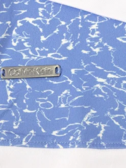 Women Calvin Klein Womens Harmony Printed Dress - Cornflower Blue
