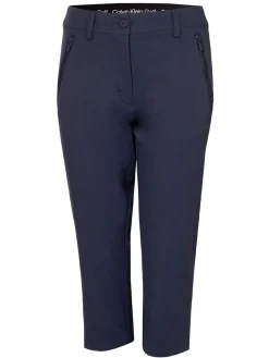 Women Calvin Klein Womens Isabel Capri Trouser - Navy