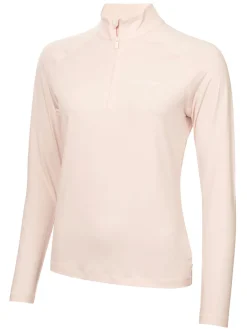 Women Calvin Klein Womens San Marco's 1/4-Zip - Shell Pink