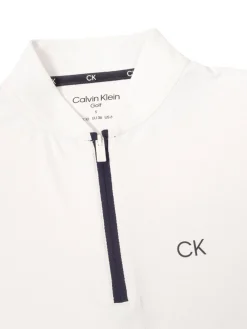 Women Calvin Klein Womens Tattler Mock Neck Top - White
