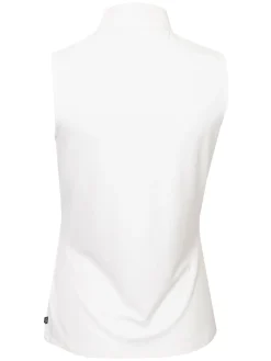 Women Calvin Klein Womens Tattler Sleeveless Mock Neck Top - White