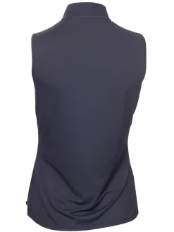 Women Calvin Klein Womens Tattler Sleeveless Mock Neck Top - Navy