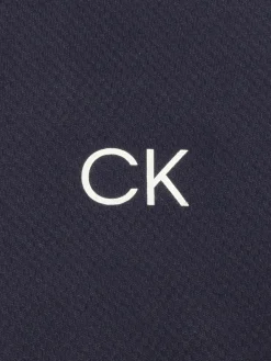 Women Calvin Klein Womens Tattler Sleeveless Mock Neck Top - Navy