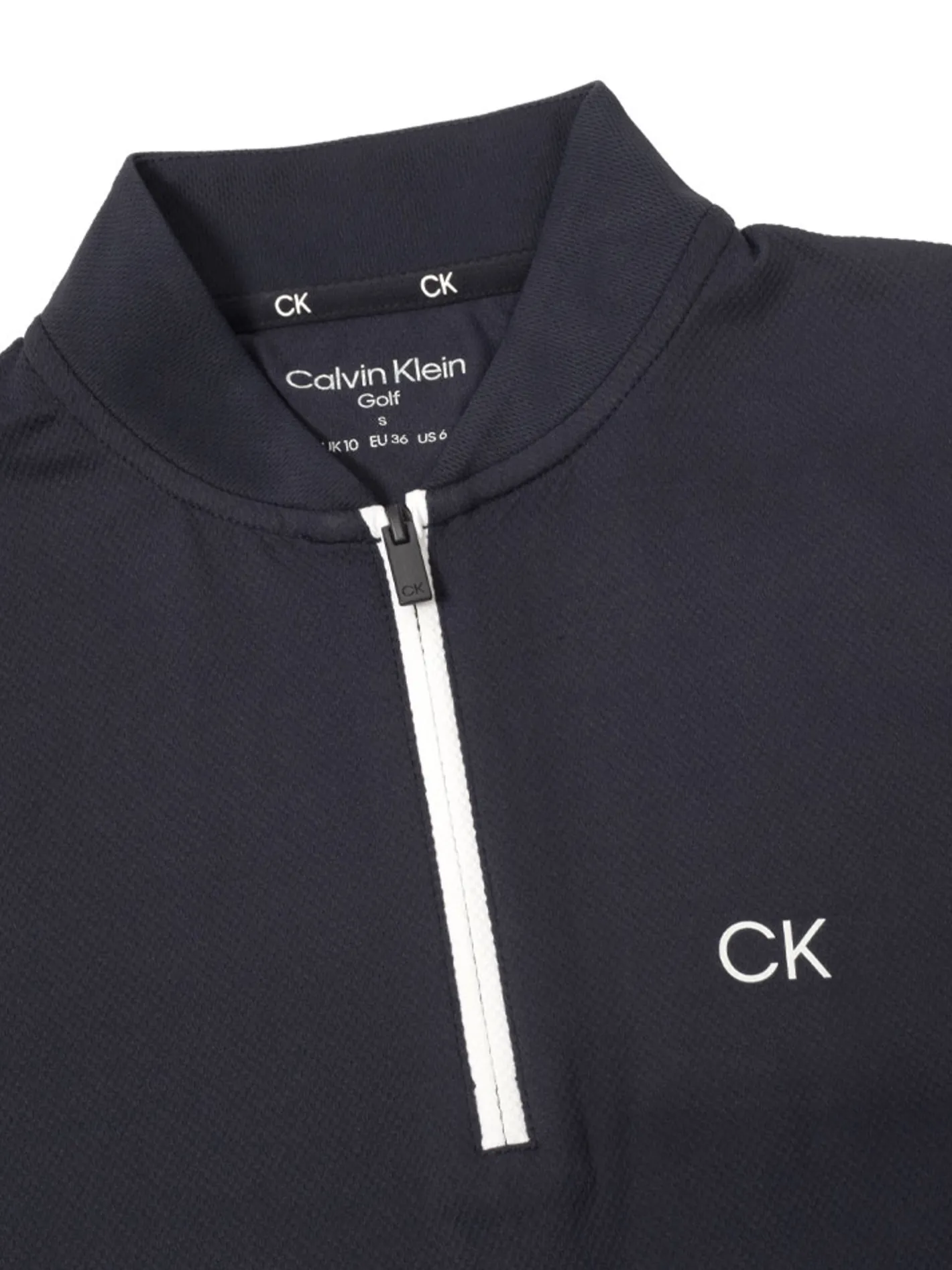 Women Calvin Klein Womens Tattler Mock Neck Top - Navy