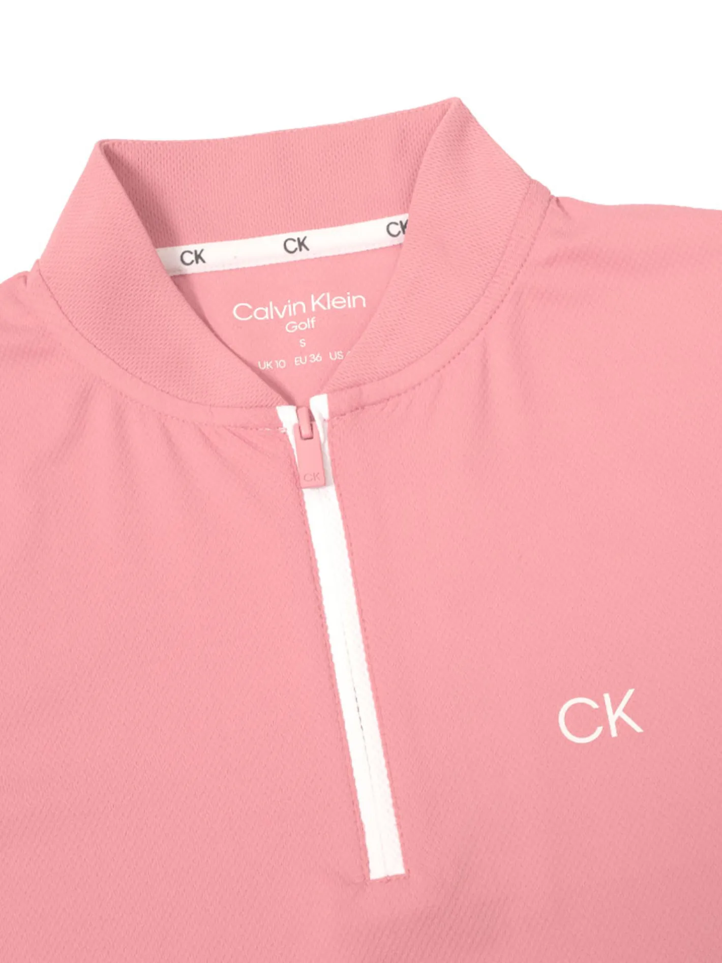 Women Calvin Klein Womens Tattler Mock Neck Top - Powder Pink