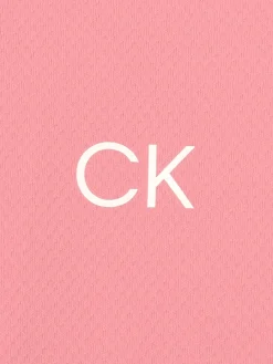 Women Calvin Klein Womens Tattler Mock Neck Top - Powder Pink