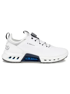 Ecco M BIOM C4 BOA Golf Shoes - White/Black