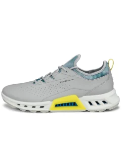 Ecco M BIOM C4 Golf Shoes - Concrete/Bay Green