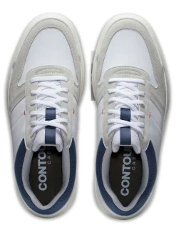 FootJoy Contour Casual Golf Shoes - White/Grey