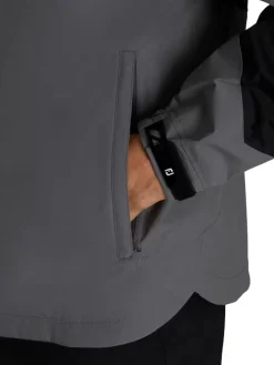 FootJoy HydroLite X Rain Jacket - Charcoal/Black