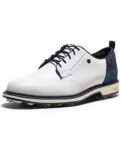FootJoy Premiere Series Harris Tweed Field Limited Golf Shoes - White/Navy