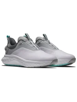 FootJoy Quantum BOA Golf Shoes - White/Grey