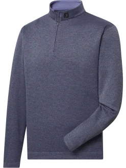 FootJoy Space Dye Dot Midlayer (Athletic Fit) - Purple Dusk/Black