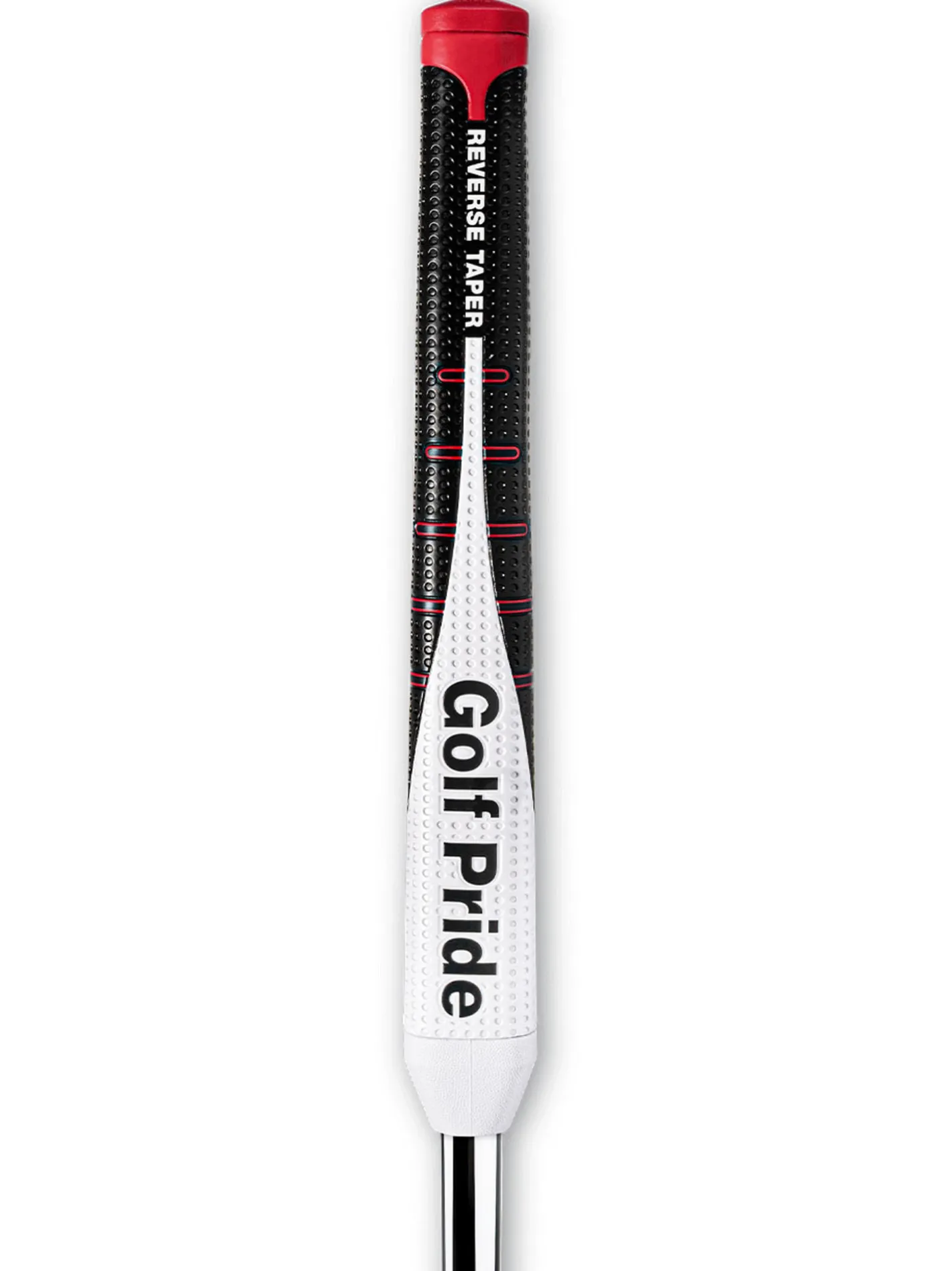 Golf Pride Reverse Taper Pistol Putter Grip - Back/White