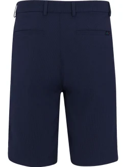 Greg Norman Seersucker Solid 9.5" Short - Navy