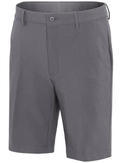 Greg Norman 4-Way Stretch Classic 10-Inch Short - Steel