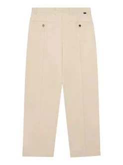 Malbon Cannes Pleated Trouser - Ivory