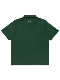 Malbon Evergreen Tiger Buckets Performance Pique Polo - Evergreen
