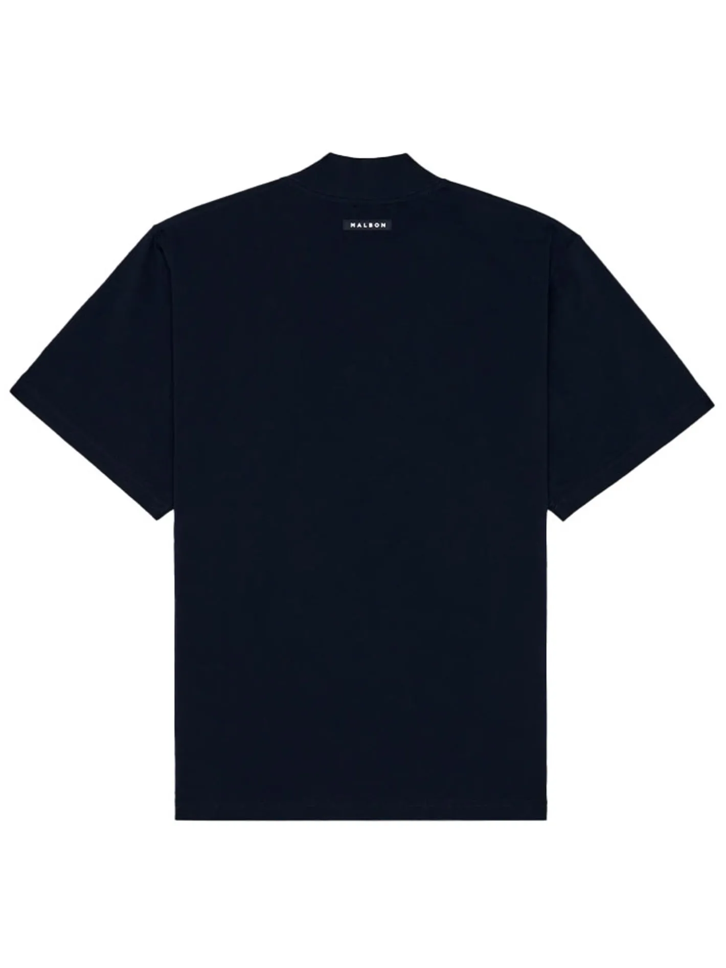 Malbon Mare Mockneck Tee - Navy