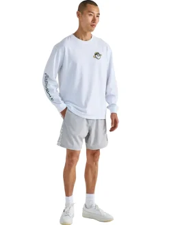 Malbon Marina LS Tee - White