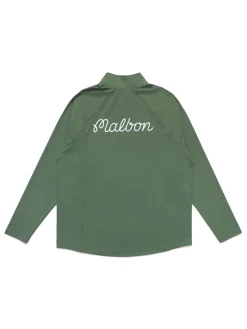 Malbon Performance Raglan Quarter Zip - Forest