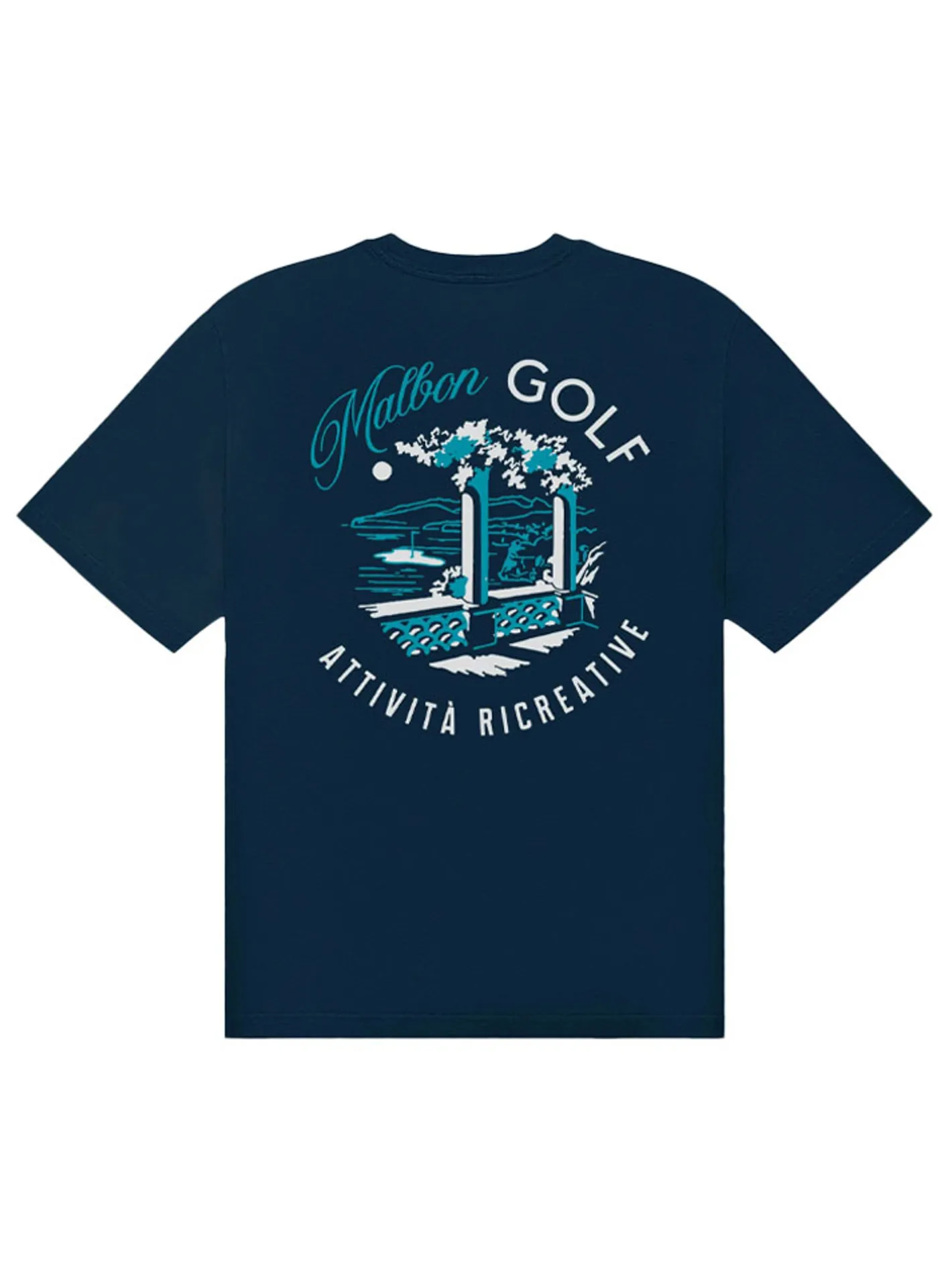 Malbon Recreation T-Shirt - Navy