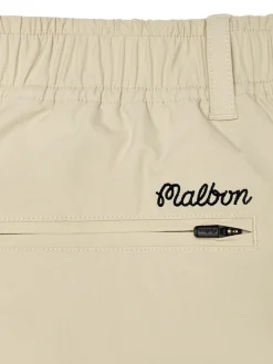 Malbon Two Man Scramble Scooter Short - Light Khaki