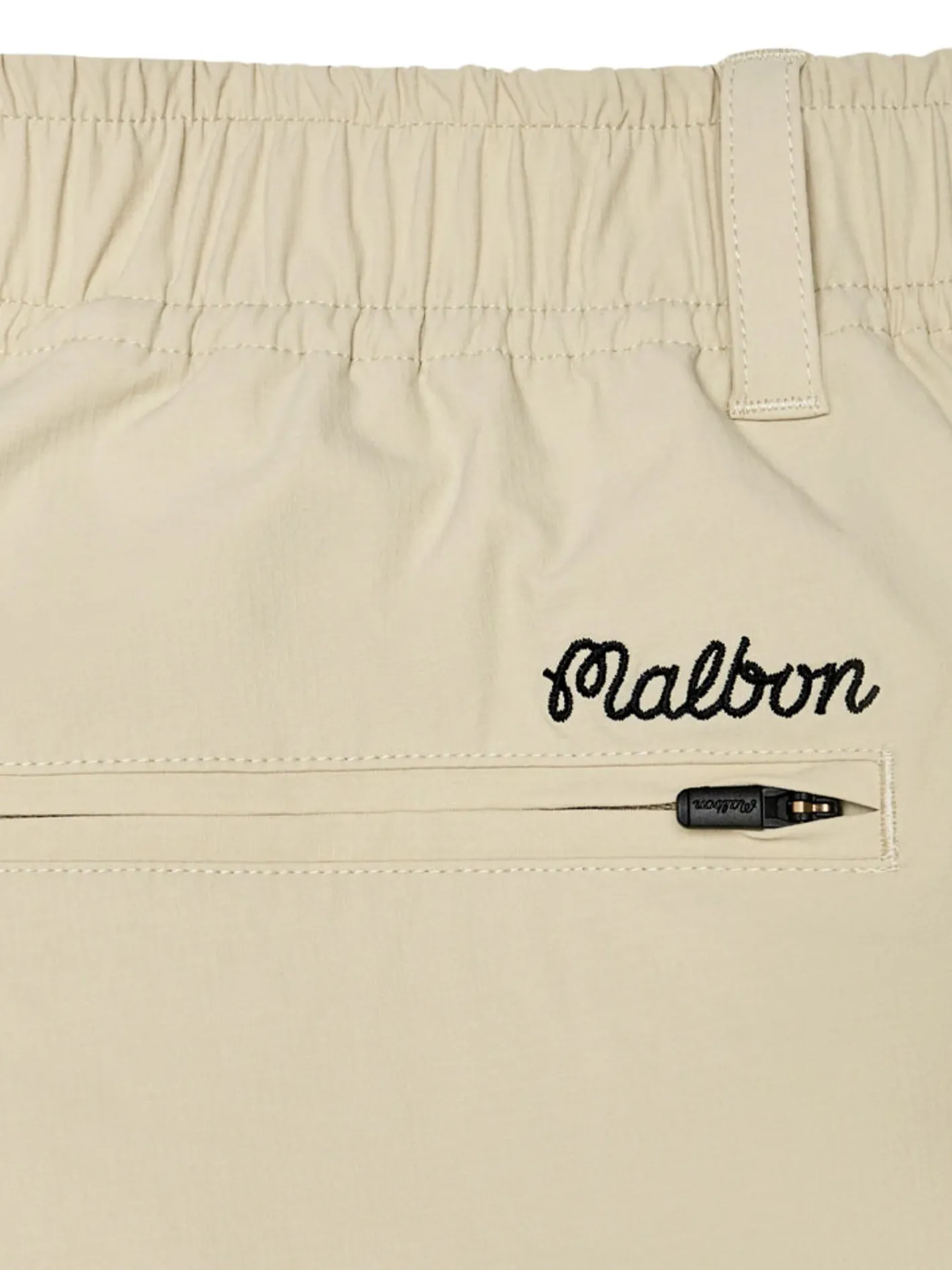 Malbon Two Man Scramble Scooter Short - Light Khaki