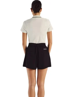 Women Malbon Womens Amara Pleated Short - Black