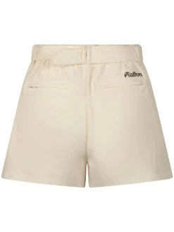Women Malbon Womens Amara Pleated Short - Ivory