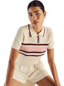 Women Malbon Womens Carina Polo - Ivory